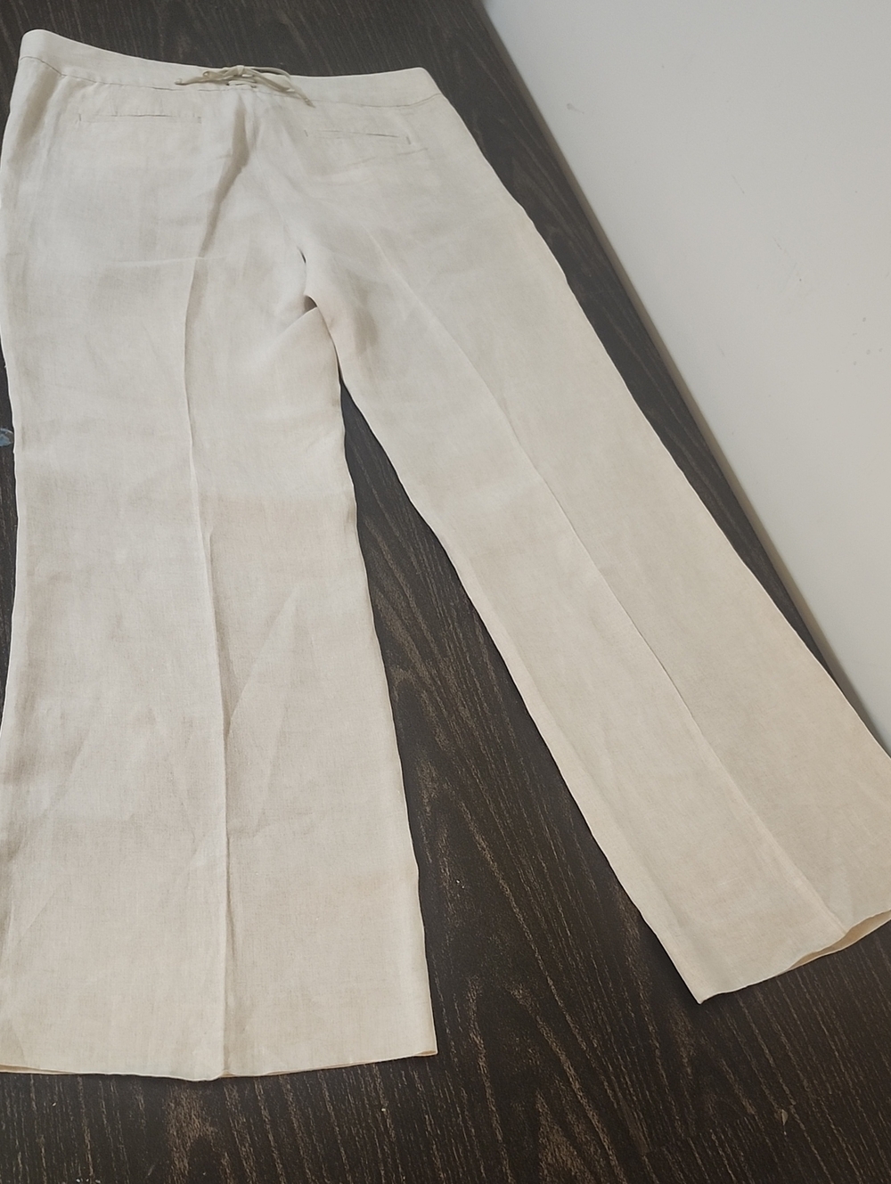 J. Crew Linen Sailor Pants Wide Leg Vintage Style Size 10 - Picture 8 of 10